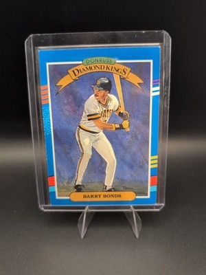 1991 Donruss Diamond Kings Barry Bonds #4 Error Card No Period After INC   