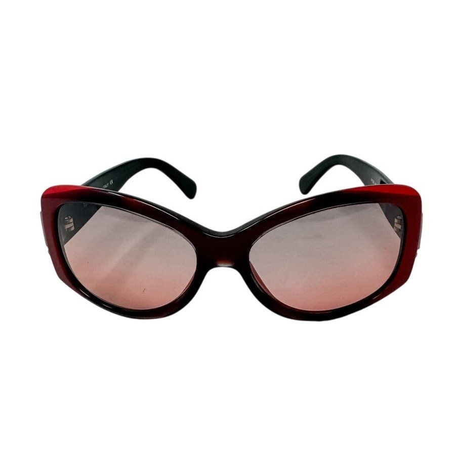 Versace Ombre Rectangle Rhinestone Logo Sunglasse… - image 3