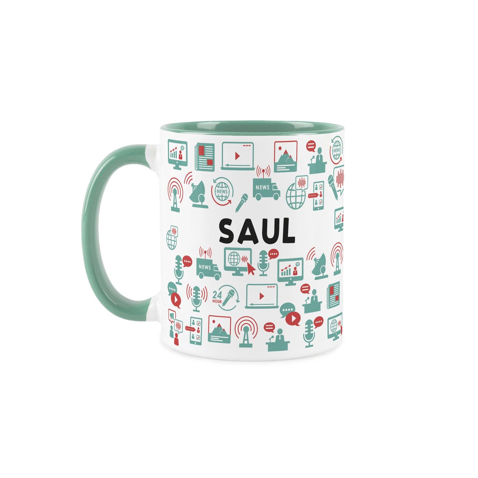 Personalised Journalist Mug - Humourous News Reporter Writer Novelty Gift