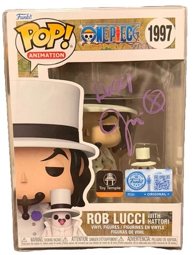 Funko Pop! Vinyl: One Piece - Rob Lucci with Hattori - Toy Temple Signed JSA