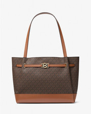 MICHAEL KORS Bag REED LG Belted TOTE Brown