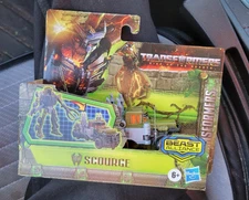 Transformers Rise of the Beasts Scourge Battle Changer Action Figure 4.5 Inch