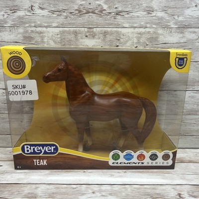 New Breyer Elements Series Teak Terran Horse Model Brown Wood Look 1:12 scale