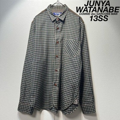 Junya Watanabe MAN Comme des Garcons Patch Check cotton linen
