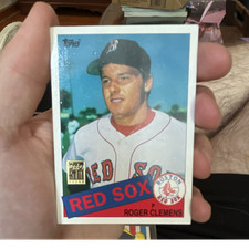 Topps 1985 Roger Clemens #181 Boston Red Sox 50th Anniversary