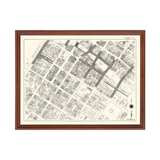 Old Map of Atlanta, GA 1929 - Vintage Atlanta Georgia Art