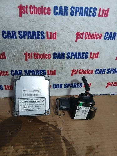 VAUXHALL ASTRA ZAFIRA ASTRA 2003 ECU 09353509  IGNITION KEY