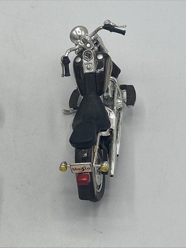 Vtg 2 Maisto Harley Davidson Flsts Heritage & Flstf Fat Boy Diecast Motorcycle - Picture 8 of 15