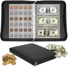 300 Album Coin Book Coins Collection Folder Holders Banknotes Pocket Collector