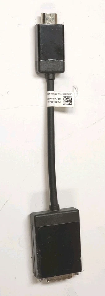 Dell ~ HDMI to DVI Graphics Display Cable Adapter Dongle ~ DP/N 0G8M3C - Image 3 of 4