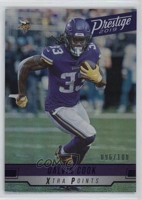 2019 Panini Prestige Xtra Points Purple 96/100 Dalvin Cook #25 12gr