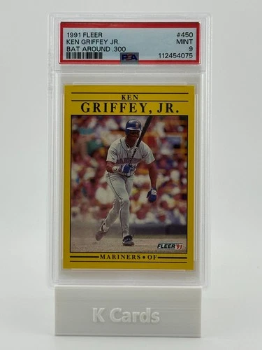 Ken Griffey Jr. #450 – 1991 Fleer PSA 9 MINT