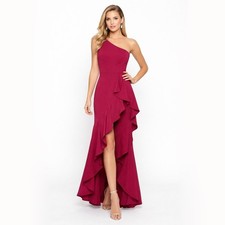 Mac Duggal - 49089 One Shoulder High-Low Ruffle Gown