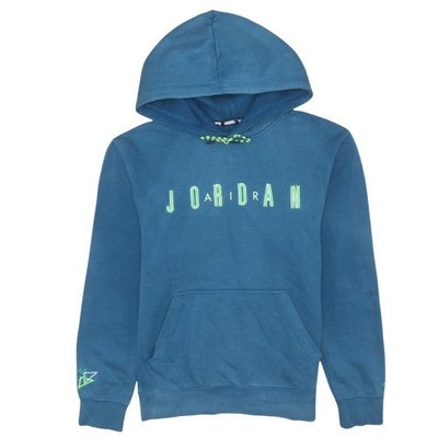 Pullover Hoodie Herren UK Größe L Jordan Blau