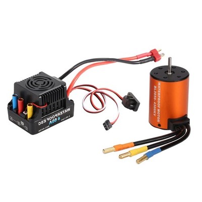RC Brushless Motor und 60A ESC Zubehör für HSP 94123 94111 94170 1/10 RC Car