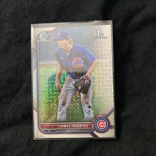 JAMES TRIANTOS 2022 BOWMAN CHROME MEGA BOX MOJO FIRST CARD CHICAGO CUBS