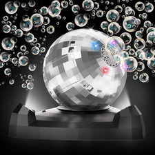 Bubble Machine for Kids  Toddlers 1-3, Automatic Disco Bubble Blower Maker with