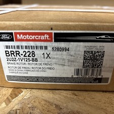 Disc Brake Rotor Motorcraft BRR-228 / Ford 2U2Z-1V125-BB