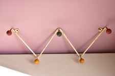 GENUINE VINTAGE ATOMIC COAT HOOKS / RACK