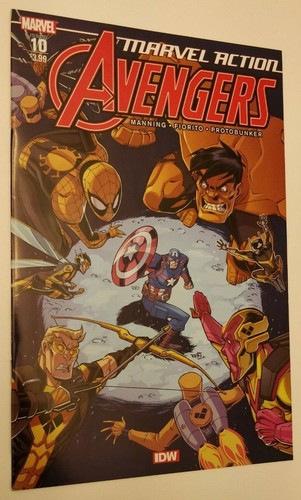 Marvel Action Avengers 10 1st App YELLOW HULK 2nd Print - Picture 1 of 10