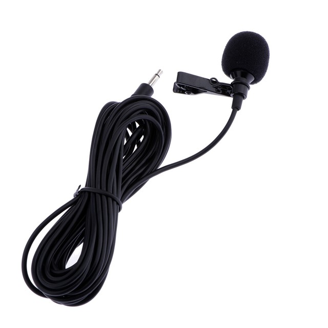 Professional Lavalier Lapel Mic Condenser Microphone Wired for Guitar