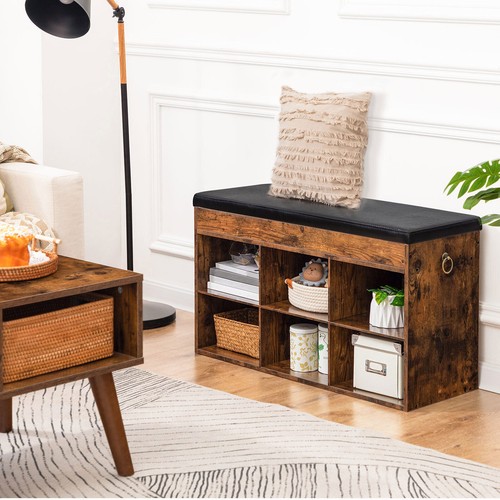 Banco de zapatos HOOBRO estante para zapatos con asiento estante para zapatos - Imagen 38 de 58