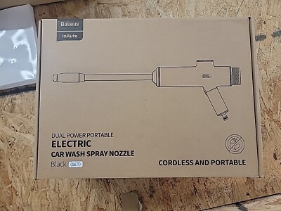 Baseus inAuto Dual-Power Portable Electric Car Wash Spray Nozzle & Hose Kit