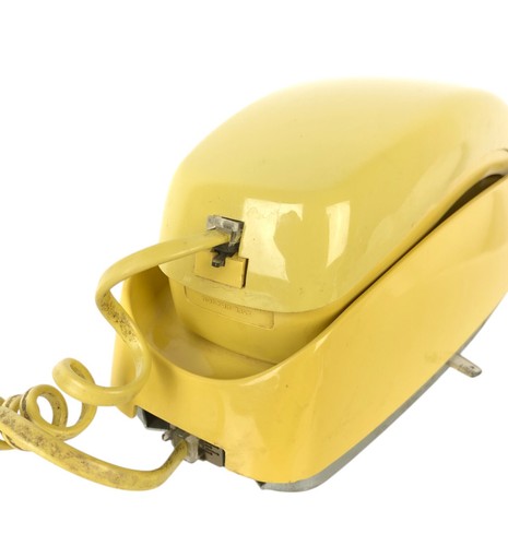 Vintage Yellow Trimline Pushbutton Wall Mount / Desktop Telephone Phone Untested - Picture 5 of 7