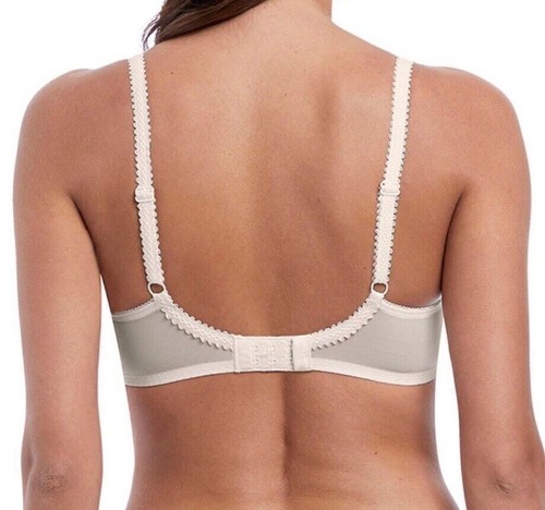 Wacoal Lace Essentiel Bra Cream Powder Size 38D Padded Plunge Contour 136004 New - Picture 8 of 12
