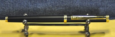 ''SENATOR'' Delgado Classic Matte black&GT  German  c.1991's Fountain  pen w/ box