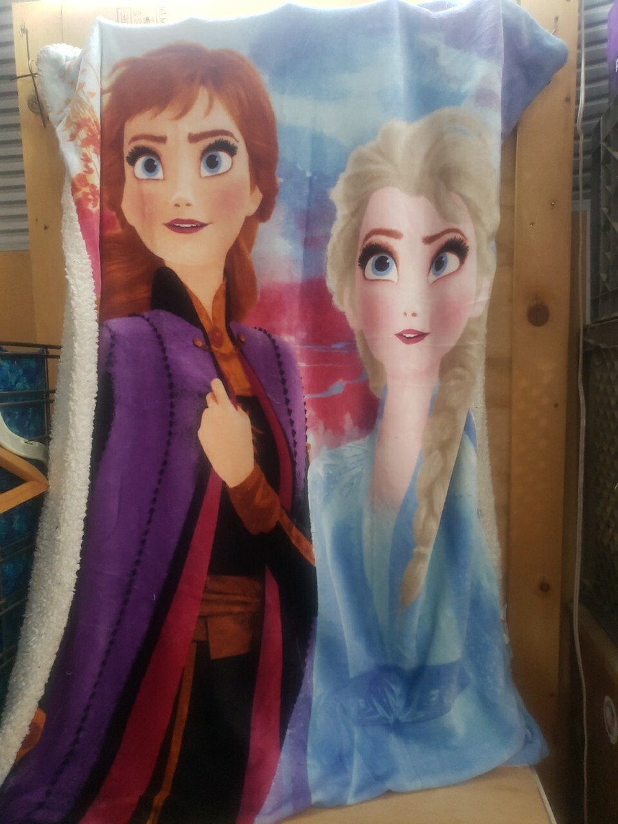 Disney frozen Elsa fleece throw blanket