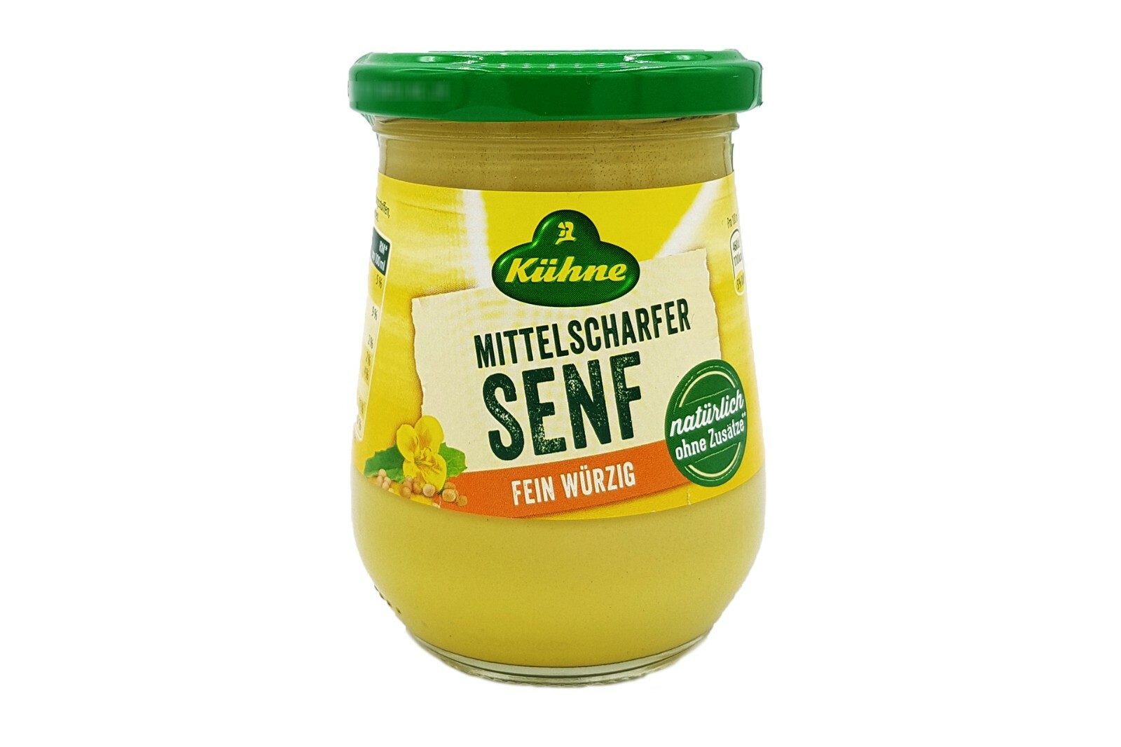 Genuine Kuhne medium hot yellow mustard 🍔 250ml 8.5oz TRACKED