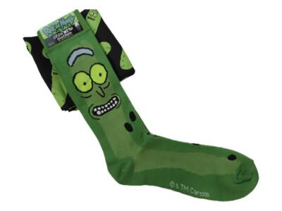New Rick & Morty Pickle Rick Mens Sizes 6-12 OSFA Crew Socks & Bandana