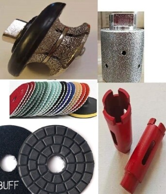 1'' Full Bullnose V25 Profiler core bit grinding drum stone concrete polish pad