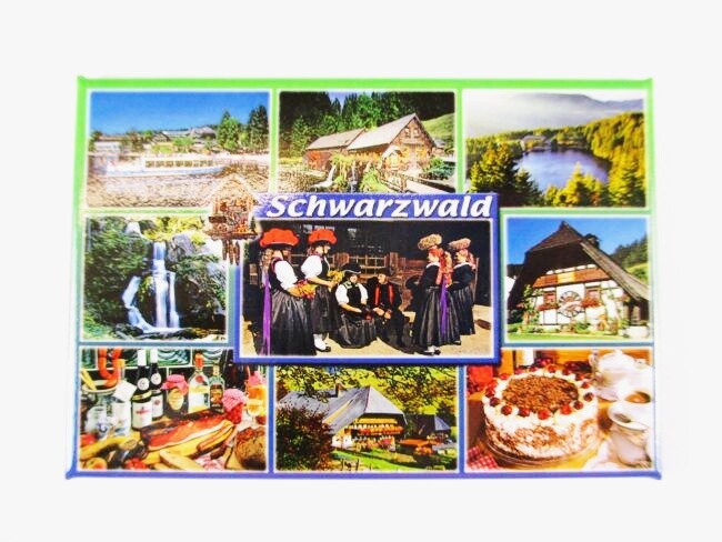 Black Forest Black Forest fridge photo magnet, Germany Germany, souvenir!