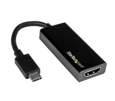 Startech Type USB-C to HDMI Adapter 4K, Thunderbolt 3, High Quality CDP2HD