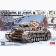 Ryefieldmodel(RFM) #5102 1/35 Pz.Kpfw. IV Ausf. G w/workable winterketten trakcs