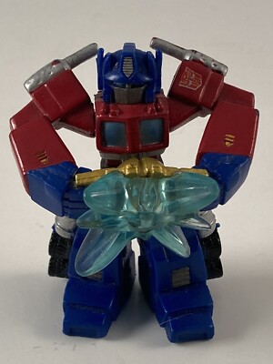 OPTIMUS PRIME + MATRIX TRANSFORMERS ROBOT HEROES G1 3'' PVC HASBRO ACTION FIGURE!