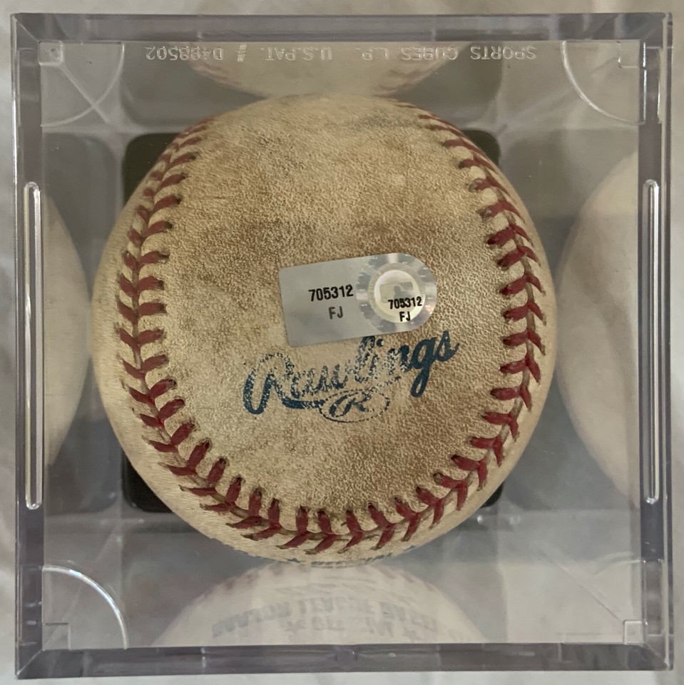 San Francisco Giants Pablo Sandoval Game Used Hit 1B Baseball MLB