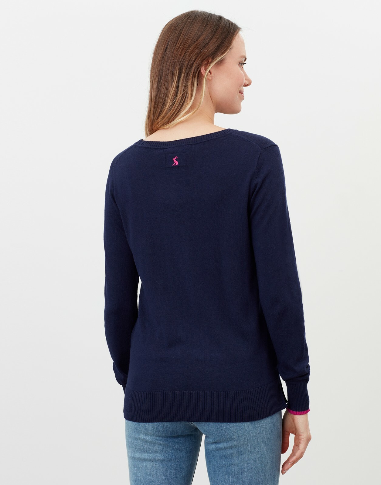 Joules Ladies Sequin Duck Navy Miranda 