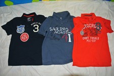 Lot 28-A lot of 3 Old Navy  Cherokee Boys Jersey polo shirt size M EUC VGUC