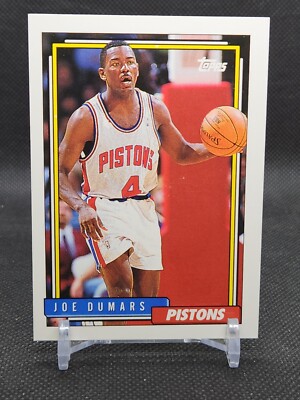 Joe Dumars - 1992-93 Topps Basketball - Base Card #347 - Pistons - Pack Fresh