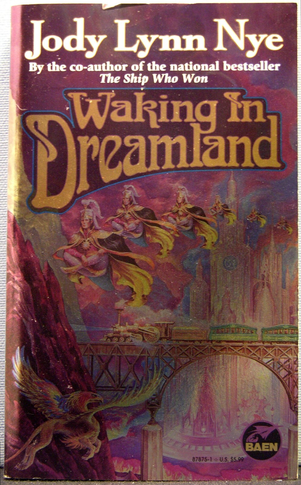Nye, Jody Lynn - Waking in Dreamland [Dreamland #1] PB 1st Ed. 1998 signed VG