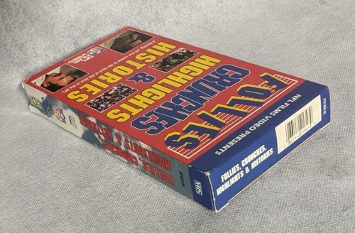 NFL Films Video Follies Crunches Highlights & Histories VHS 1988 - Picture 3 of 4