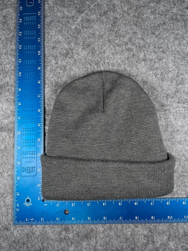 Hope George Beanie Toque Adult One Size Gray Knit Acrylic Snow Ski Outdoors - Image 4 of 4