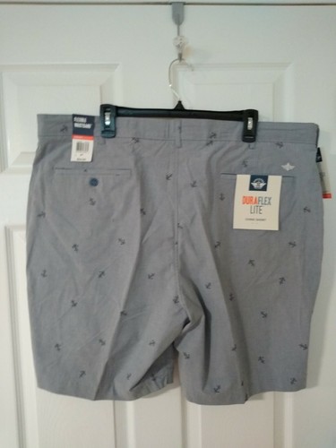 Dockers DuraFlex Lite Chino Shorts Size 42 Light Blue New $54 (T009K) - Picture 3 of 11