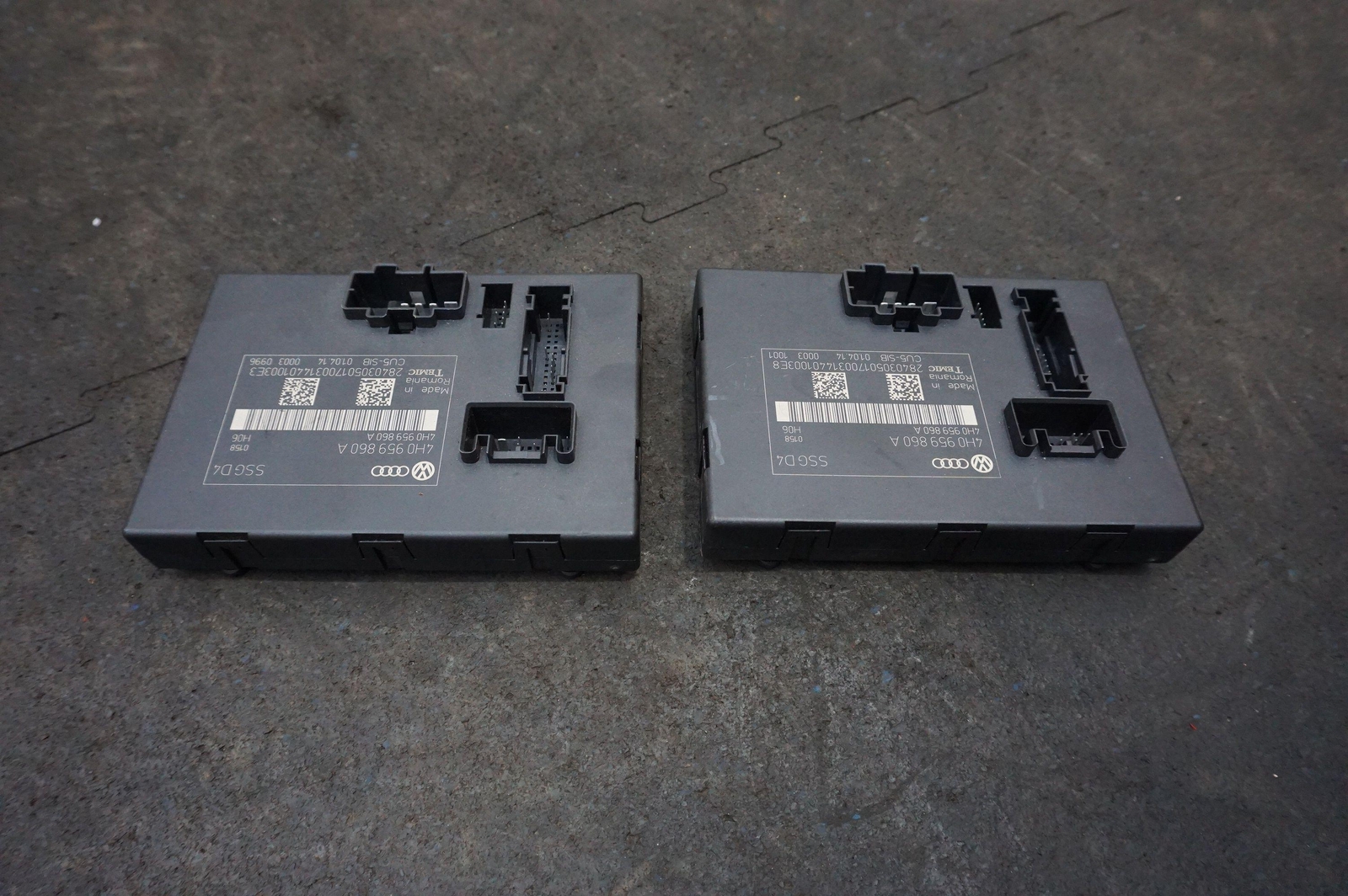 Set Rear Seat Backrest Adjustment Control Module Oem Bentley Mulsanne 2010-2020