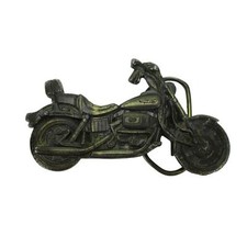 Motorcycles Cut-Out Great American Belt Buckle 1981 Vintage Number Belt Buckle