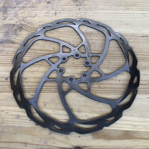 HAYES Bike Rotor 203 mm Mountain Hydraulic MTB Disc Brake 6 Bolt USED