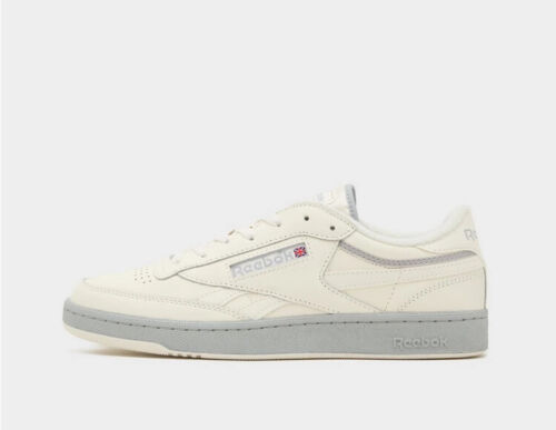 Reebok Club C Revenge Men's Sneakers in White/Grey Shoes - Picture 1 of 6